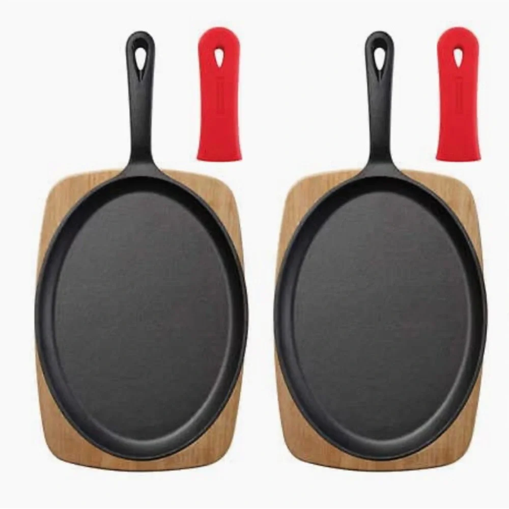 Tramontina Cast Iron Fajita Set of 2